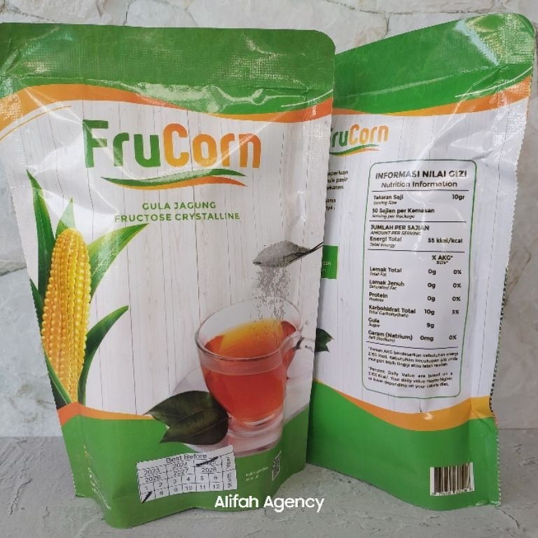 

GROSIR Gula Jagung FruCorn Fru Corn Rendah Kalori Healthy Sugar 5 Gram
