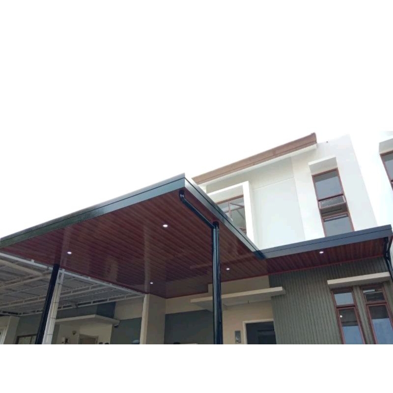 pemasangan rangka baja ringan atap alderon rs berikut plavon pvc dan talang zingalum