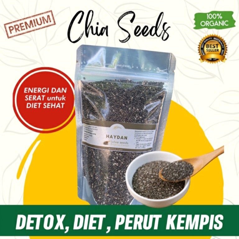 

COD TERMURAH CHIA SEED MEXICO Black cia seed ASLI