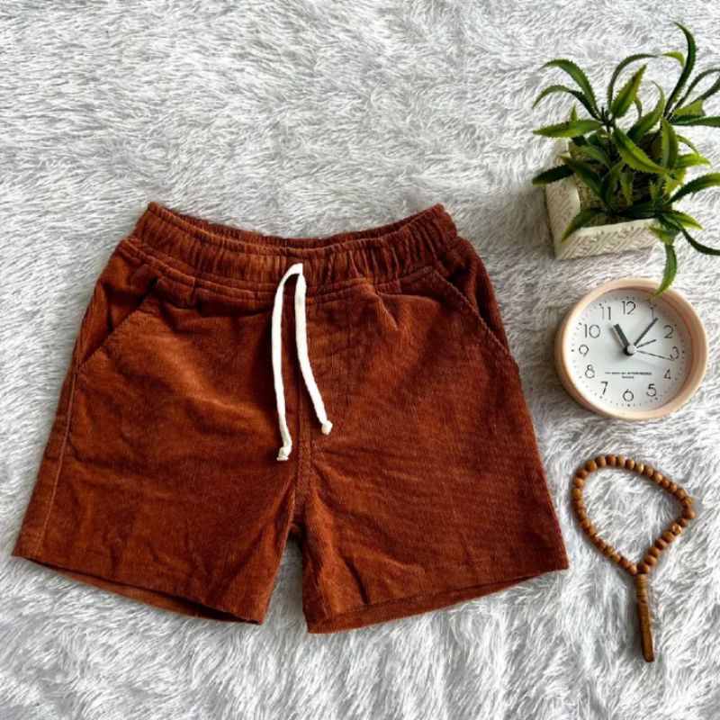 Celana Anak 1-8 Tahun / Celana Board short anak corduroy / Celana Pendek Corduroy Anak Anak Cowo Cew