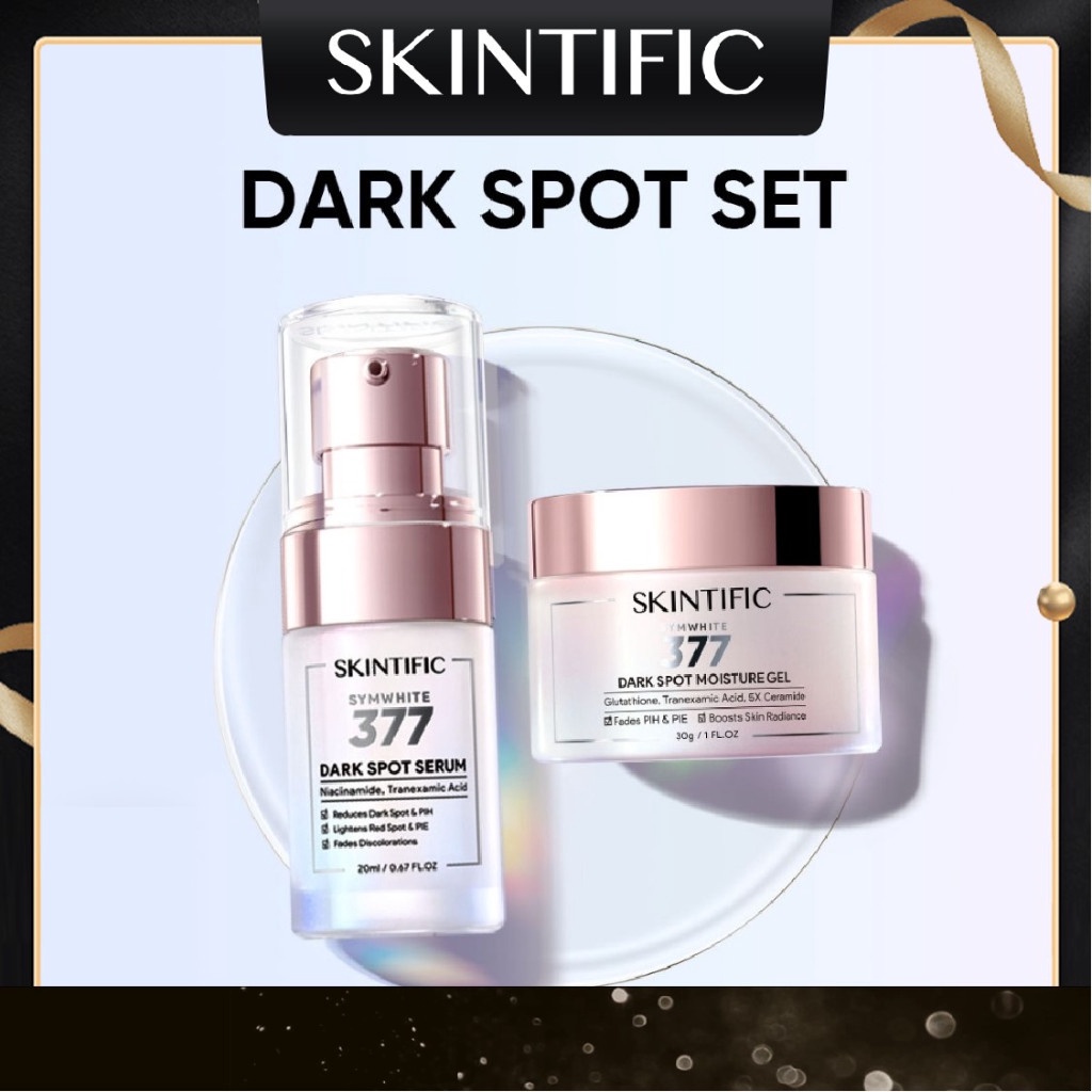 Dijual MurahSKINTIFIC 2pcs set Brightening  Anti Dark Spot Paket 377 Symwhite Serum  Symwhite 377 Da