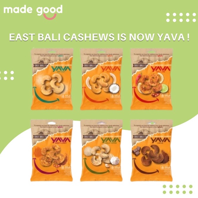 

BEST SELLER YAVA East Bali Cashews Cashews Nuts Snack Kacang 35gr Gluten Free Roasted