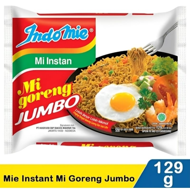 

Indomie Goreng Jumbo Dus/Karton 129Gr