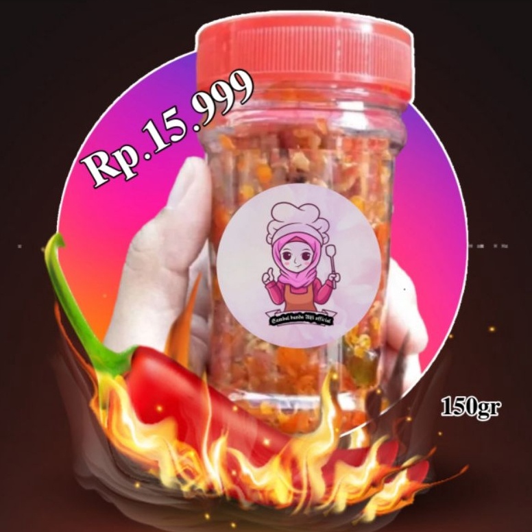 

NEW PROMO SAMPAI BESOK sambal bunda Alfi 15 gram