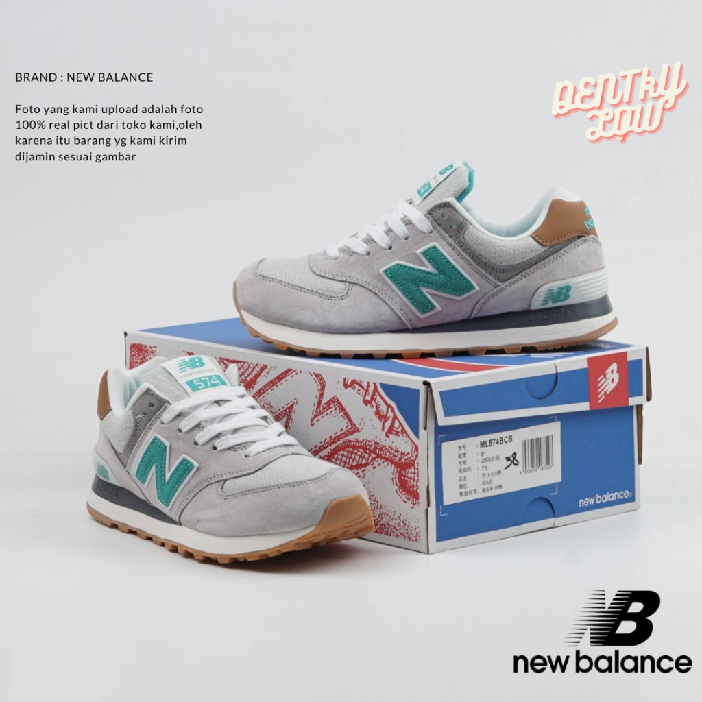 New balance 574 grey green