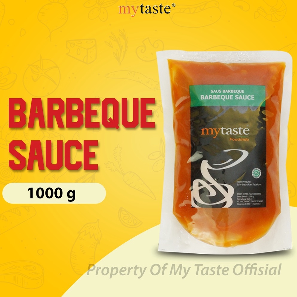 

NEW MY TASTE Barbeque Sauce 1 kg sudah matang tanpa perlu dimasak lagi barbeque original saus