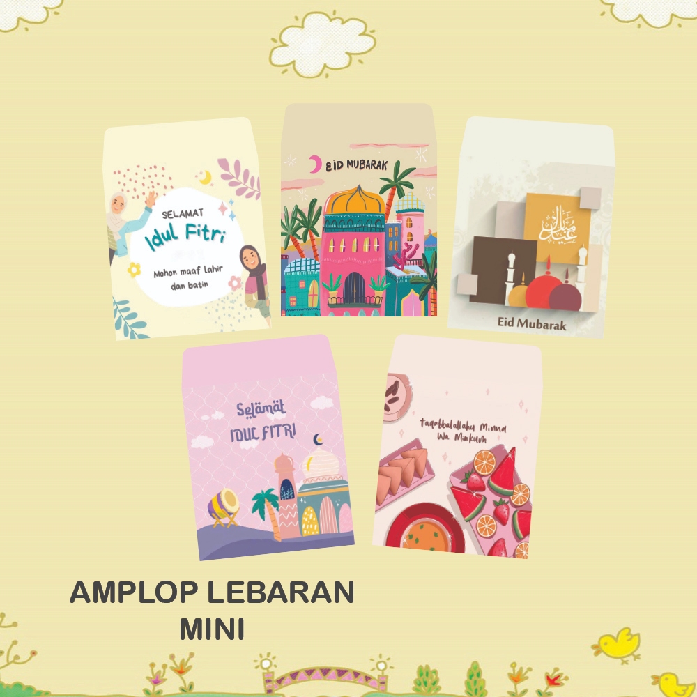 

(10PCS) AMPLOP LEBARAN MINI/AMPLOP ANGPAO MINI/LEBARAH MURAH