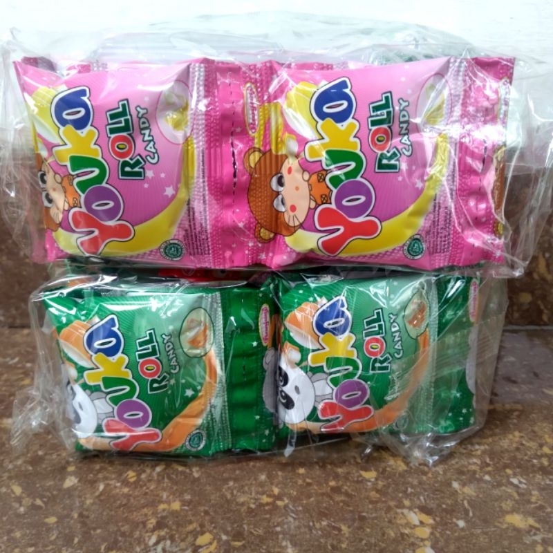 

Youka Roll Candy Aneka rasa 1 pak isi 20 pcs Berat @ 4,5 gram