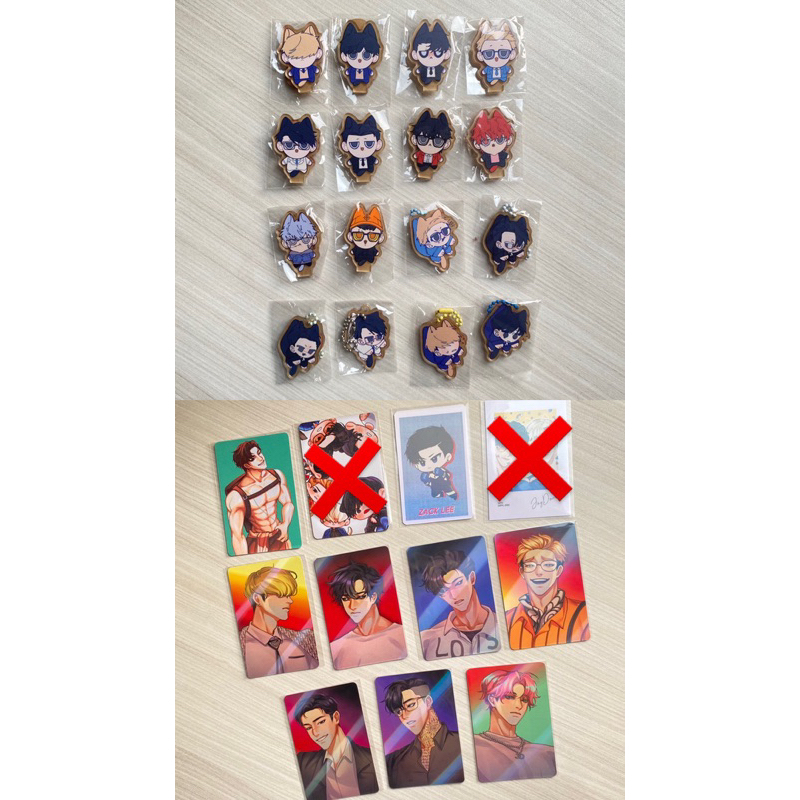 LOOKISM FANMERCH ACRYLIC STAND & PHOTOCARD & KEYRING