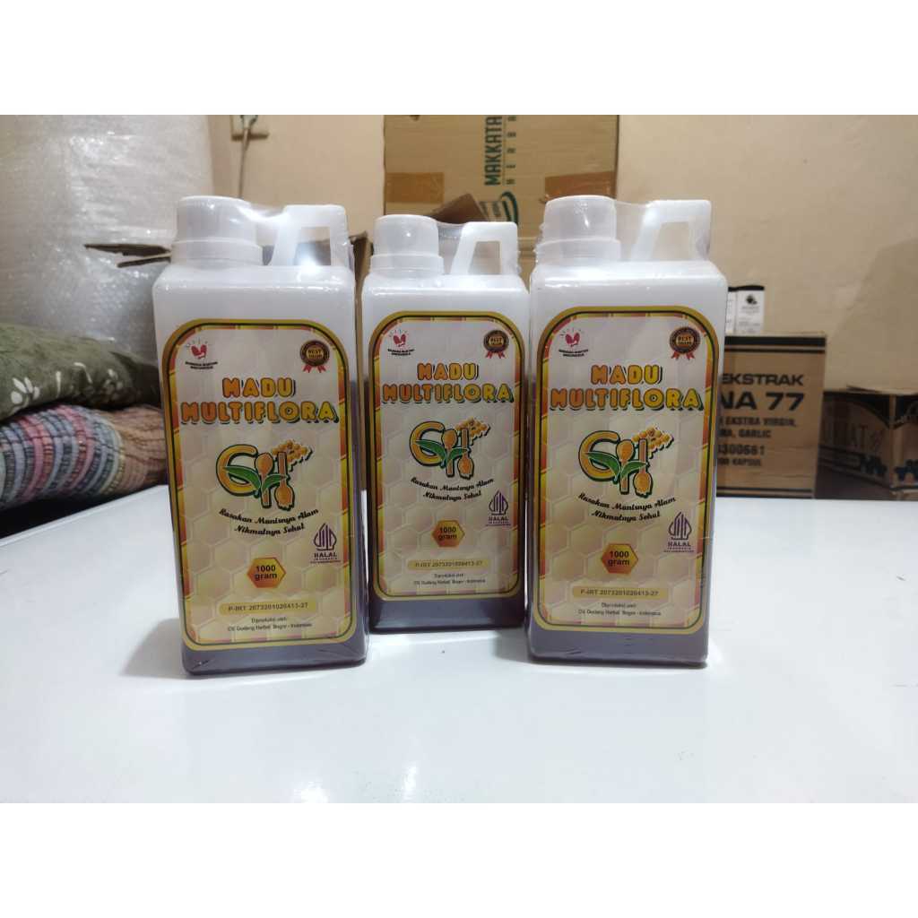 

Madu Murni MULTIFLORA 1KG Untuk Melancarkan Metabolisme Tubuh Aman Untuk Anak