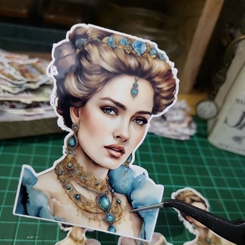 

10pcs The princess Sticker SUPER GLOSS EDISI 6