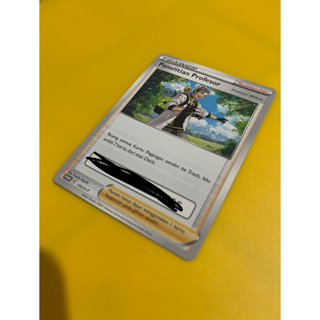 Pokemon Card tcg Trainer Penelitian Profesor