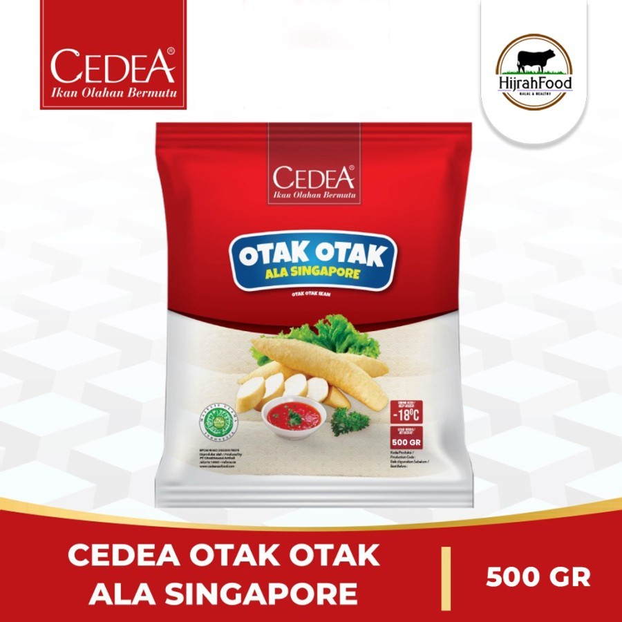 

Cedea Otak-otak Ala Singapore Fish Cake Singapura Olahan Ikan Higienis 500 gram