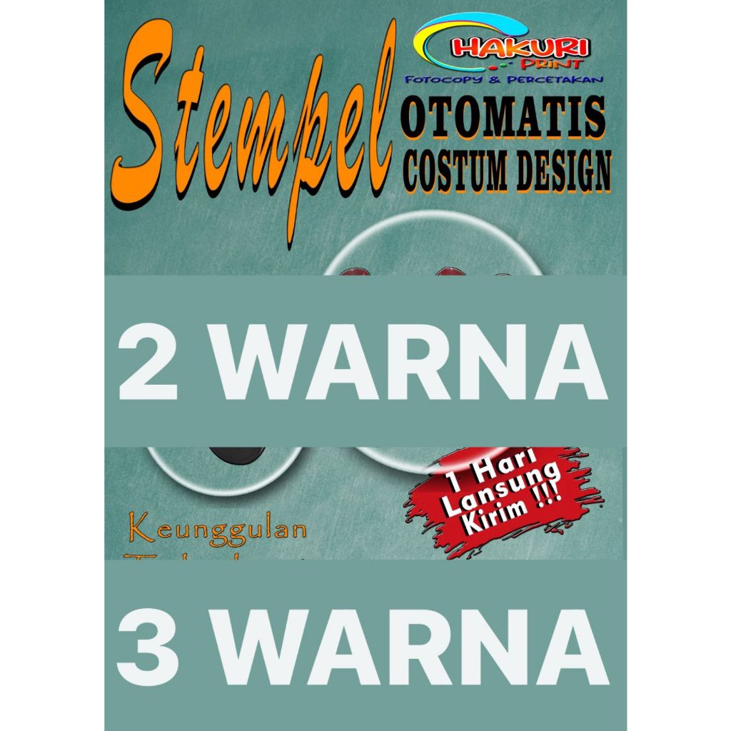 

TAMBAHAN WARNA STEMPEL - Stempel, Stempel flash, Stempel custom