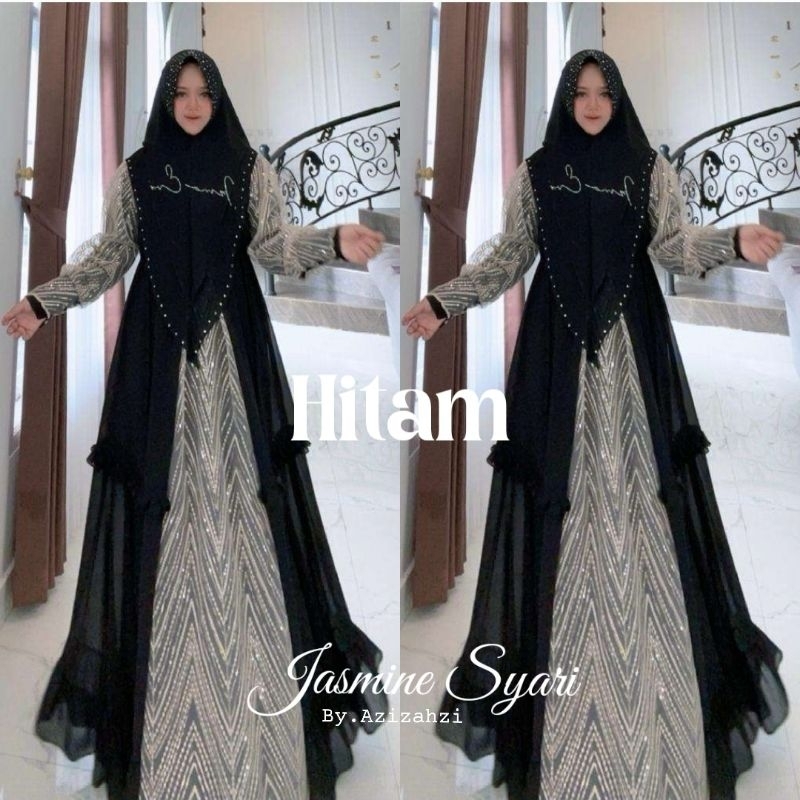JASMINE ( by.Azizahzi) GAMIS SET SYARI BUSUI