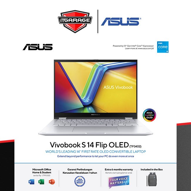 Asus Vivobook S14 Flip TP3402VA-OLEDS551|i5-12500H/8G/512G