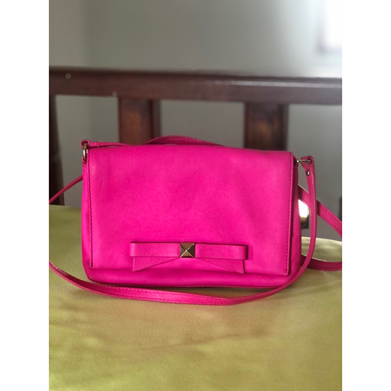 SALE PRELOVED ORI KATE SPADE SLING BAG FUSCHIA