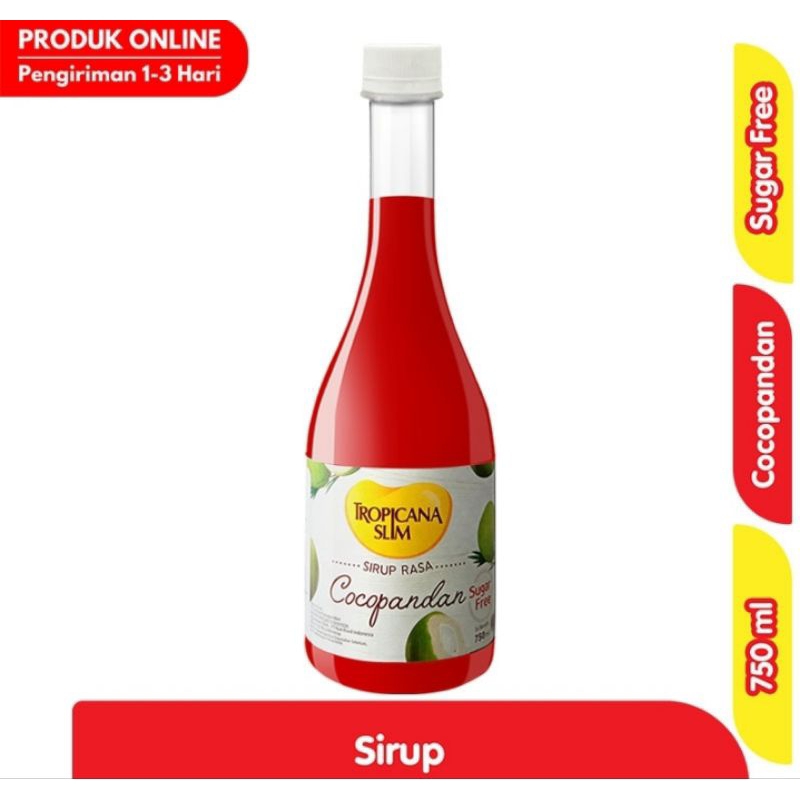 

TROPICANA SLIM Sirup Rasa Cocopandan 750 ml