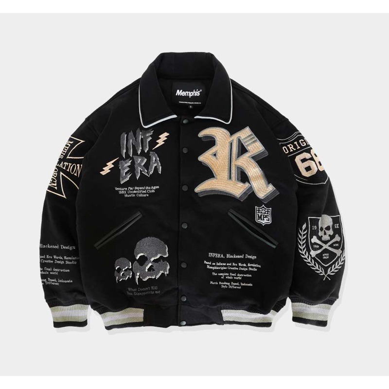 VARSITY JACKET MEMPHIS - INFERA I OKAYAMA I BEAR [limited edition]