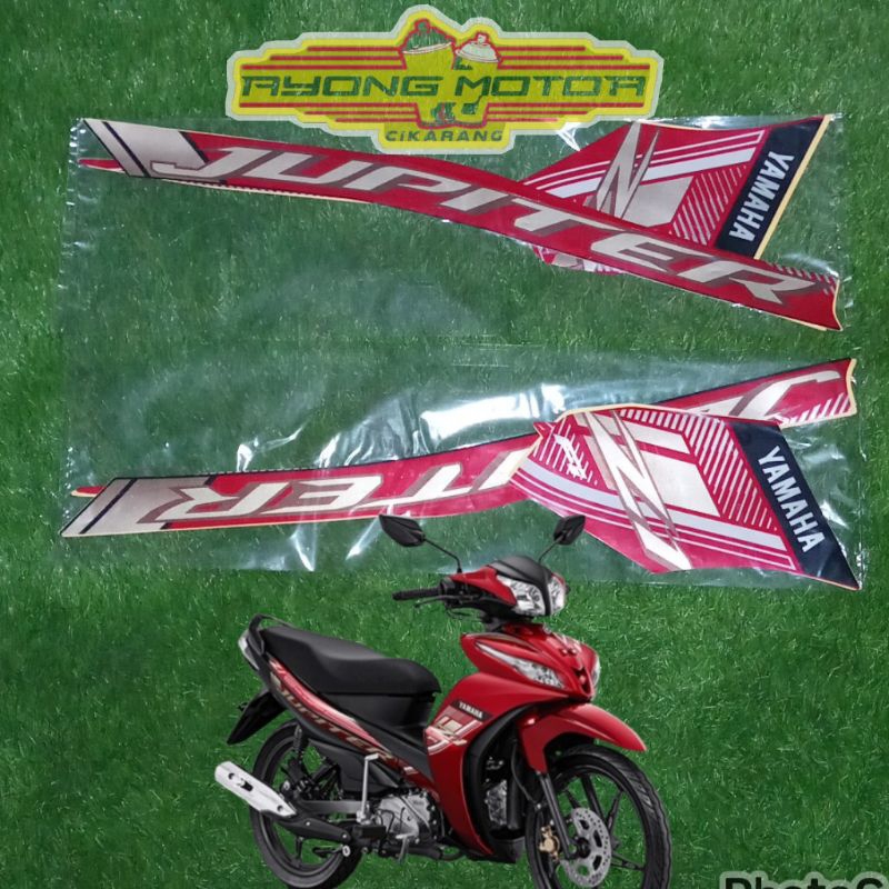 Striping Yamaha Jupiter Z1 2024 Merah Hitam