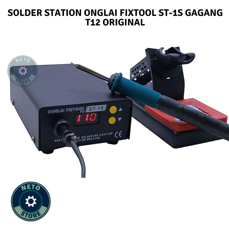 SOLDER STATION ONGLAI FIXTOOL ST-1S GAGANG T12 ORIGINAL