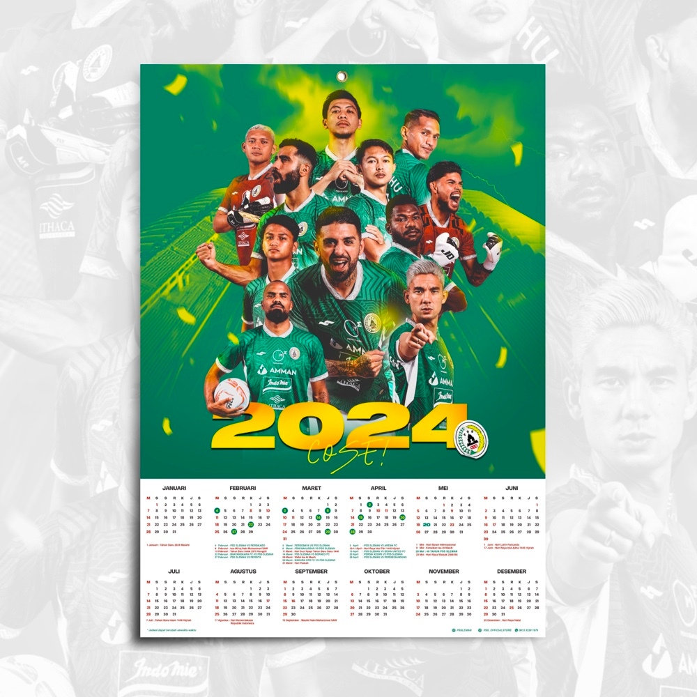 

PSS Sleman Wall Calender 2024