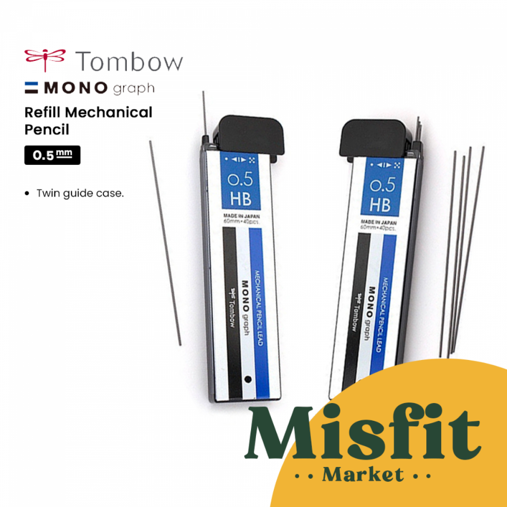 

Ay00! Tombow MONO Graph R3-MG R5-MG Lead Refill Mechanical Pencil 0.3 0.5 mm Isi Ulang Refil Pensil