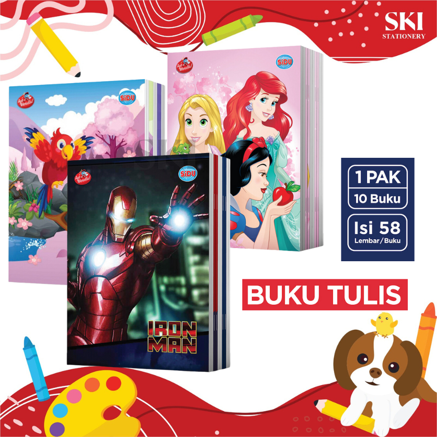 

(1 PCS) Sidu Buku Tulis 58 lembar