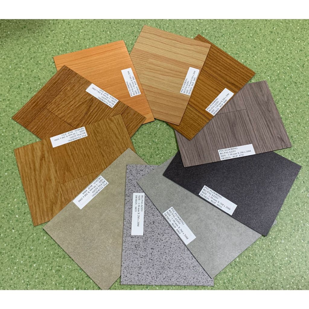 Karpet Vinyl Lantai Kayu Roll RG PALAZZO Tebal 1,5mm Harga Per-Meter