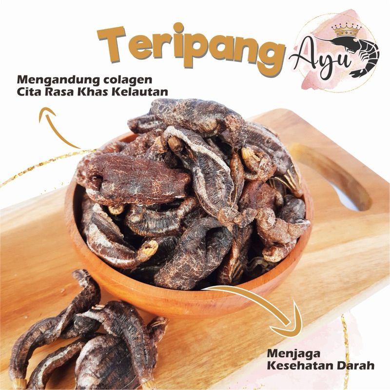 Kerupuk Laut Teripang (Terung Hitam) /  Blunyo