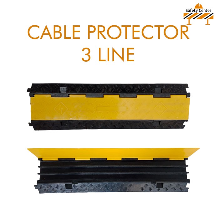 Cable Protector 3 Line / Speed Bump Cable Protector 3 Channel / Polisi Tidur Pelindung Kabel