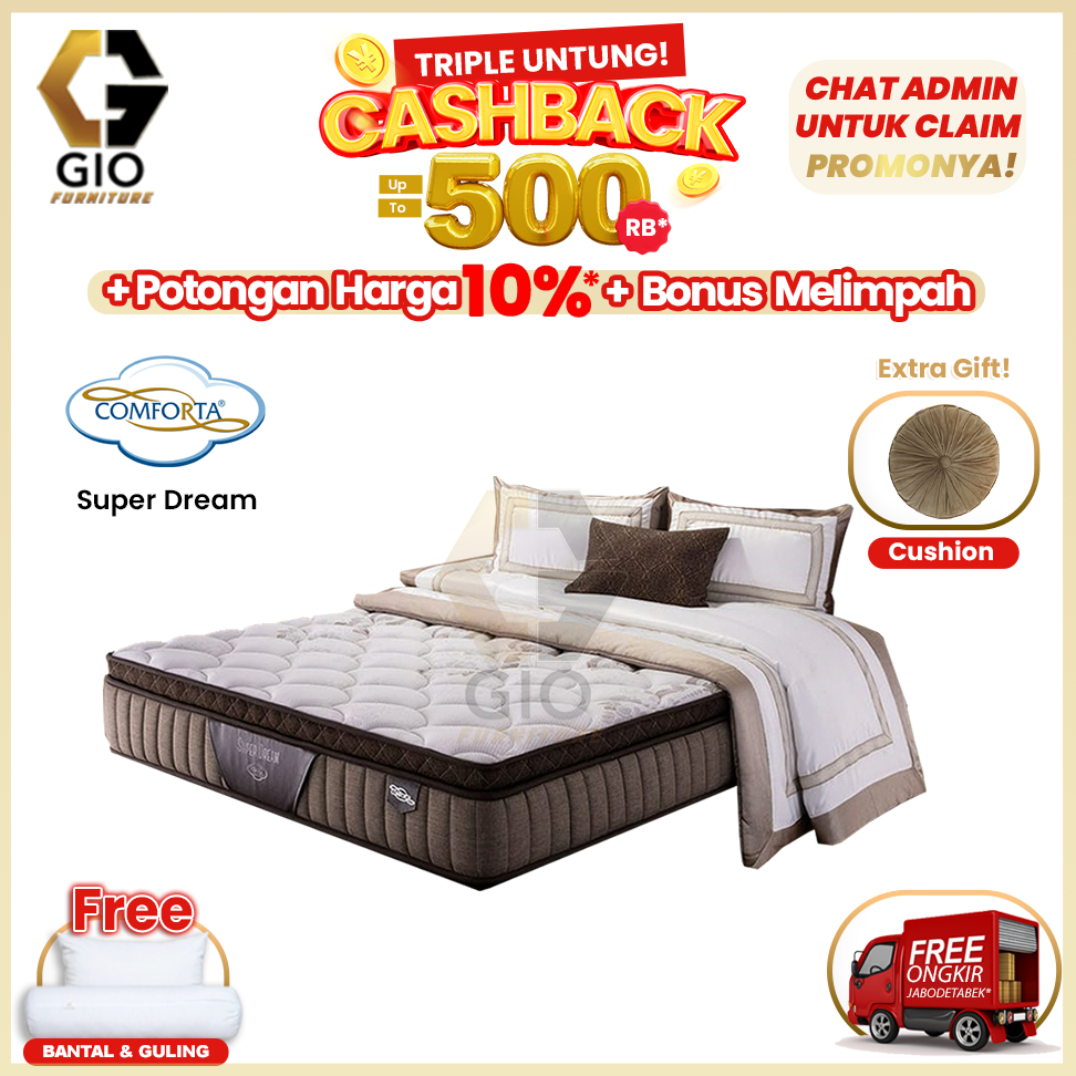Kasur Comforta Super Dream / Comforta Springbed Super Dream (Hanya Kasur)