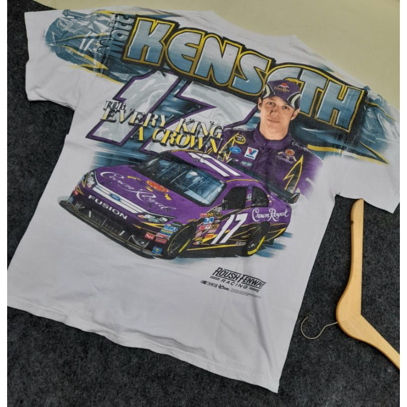 Kaos Vintage Nascar Crown Royale 90s Matt Kenseth, kaos nascar vintage