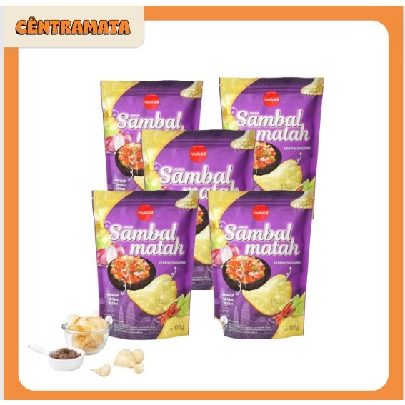 

Paket 5 Keripik Singkong Rasalokal Sambal Matah 100gr