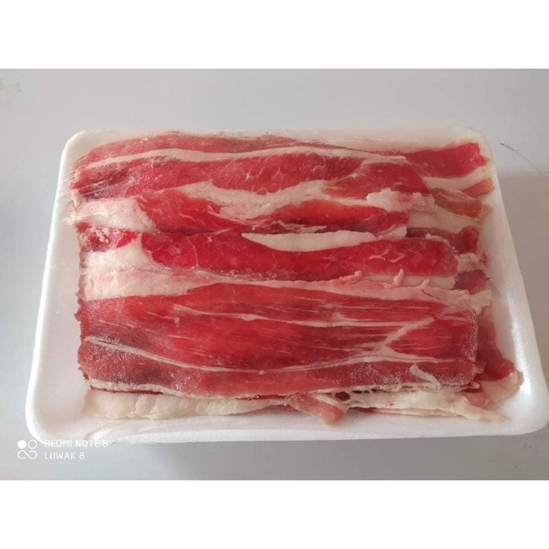 Daging Sapi Aust Shortplate Slice @500gr