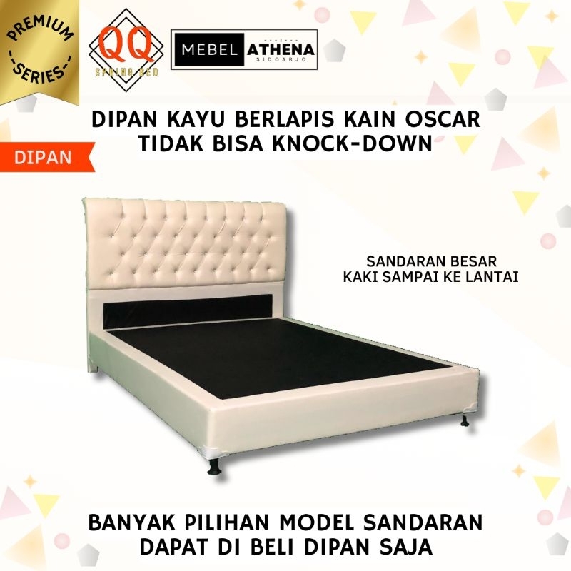 Dipan Sandaran Besar difan divan rangka kayu spring bed QQ sidoarjo