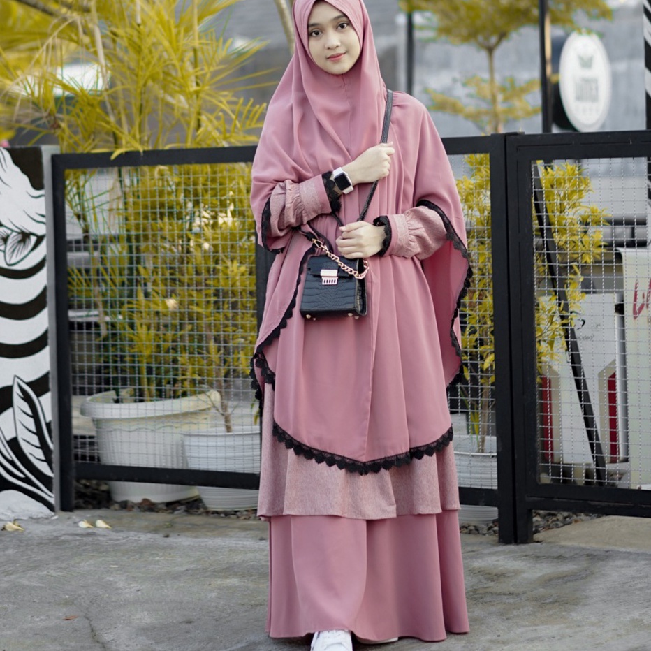 STOK SIAP COD Gamis set syari Syafiah dan couple set by resvycollection Original