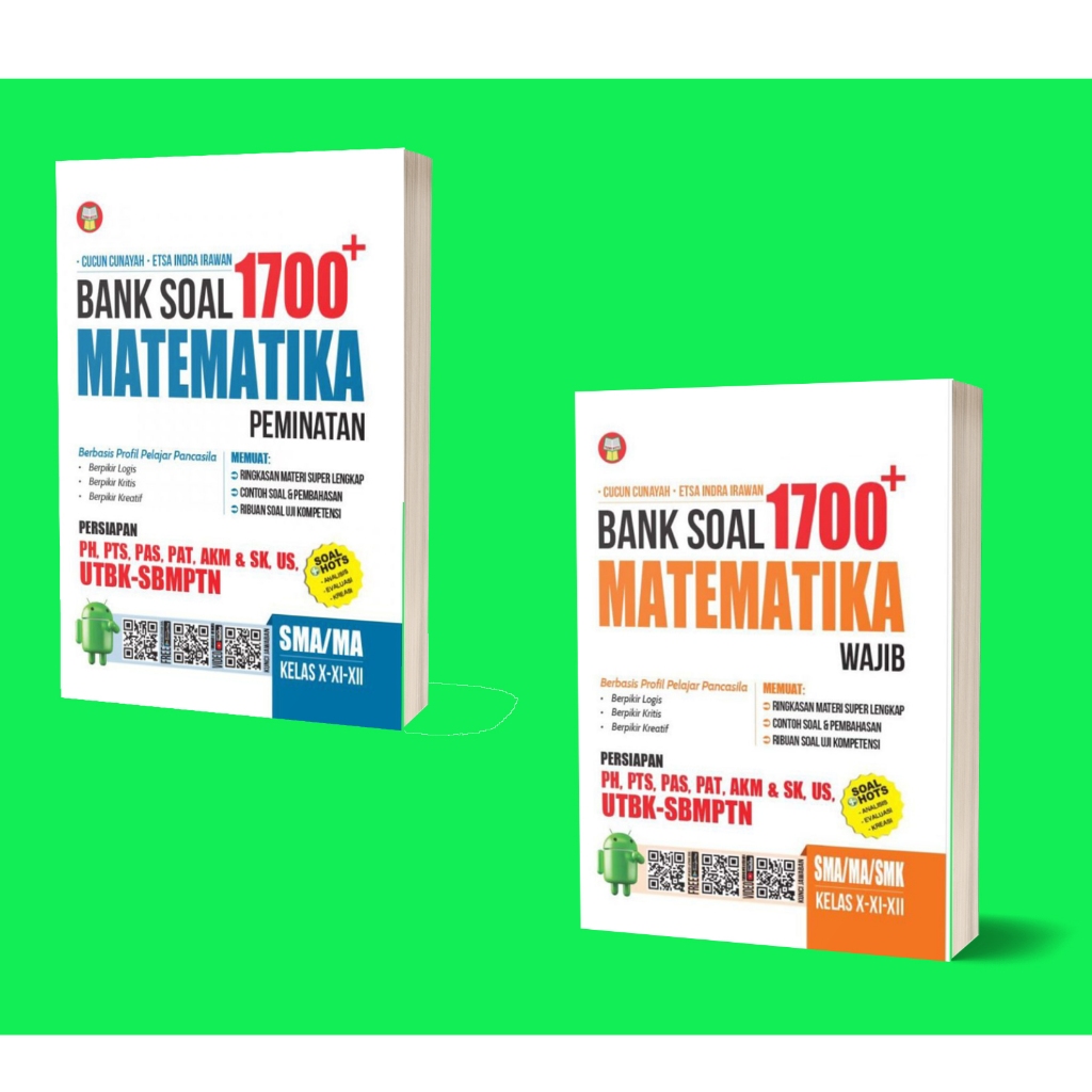 BUKU 1700 PLUS BANK SOAL MATEMATIKA WAJIM SMA -1700 PLUS BANK SOAL MATEMATIKA  PEMINATAN SMA/MA