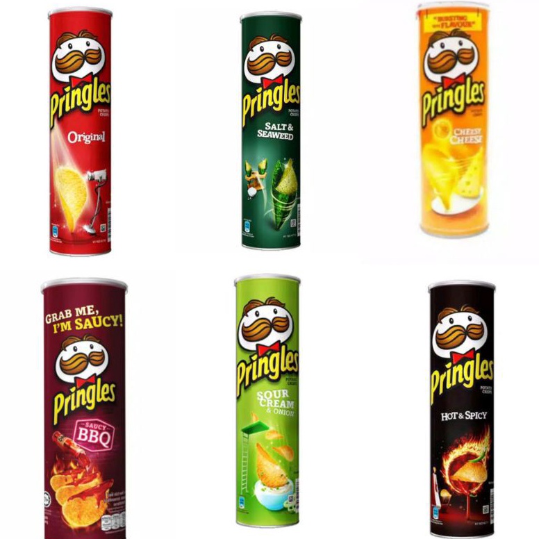 

Pringles Potato Crisps 17 gr keripik kentang