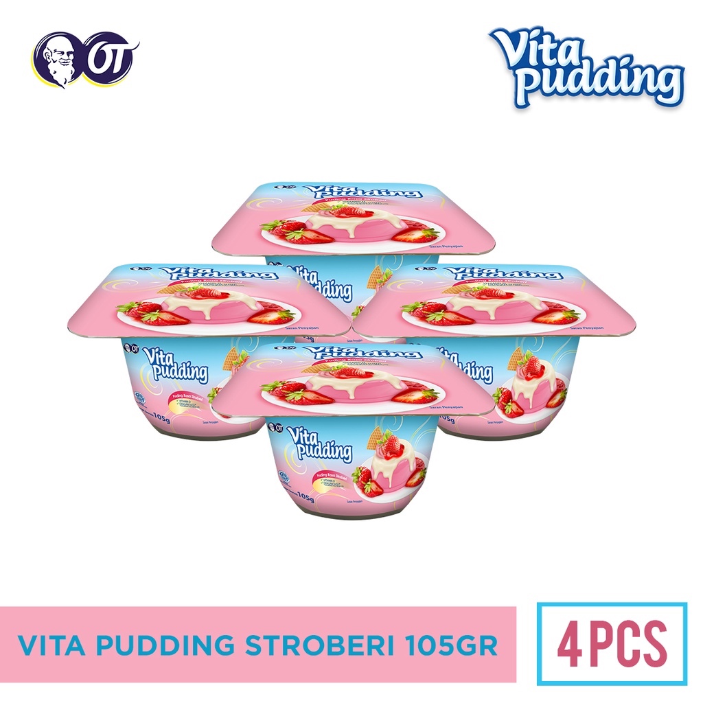 

Vita Pudding - Strobery 105gr - [1 Karton Isi 48 Pcs]