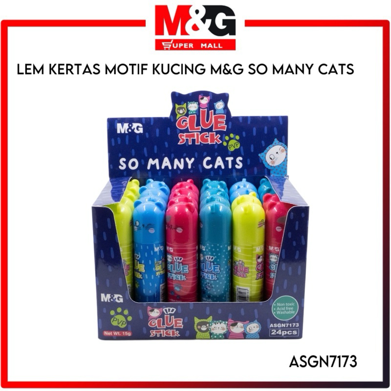 

M&G Lem Kertas Motif Kucing Lucu / Glue Stick SO MANY CATS M&G ASGN7173