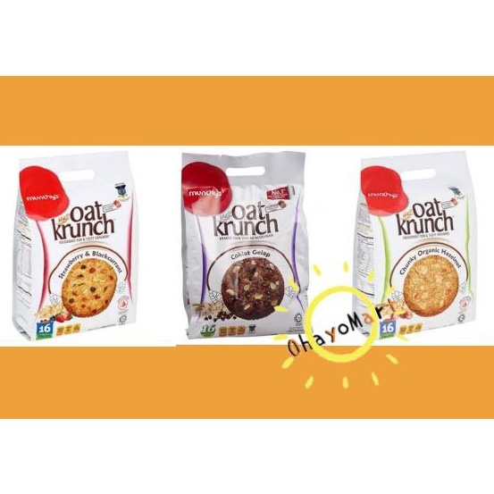 

Cuci gudang Munchys Oat Krunch Cookies Biscuits oat Cookies coklat cookies strawberry cookies hazelnut 39g