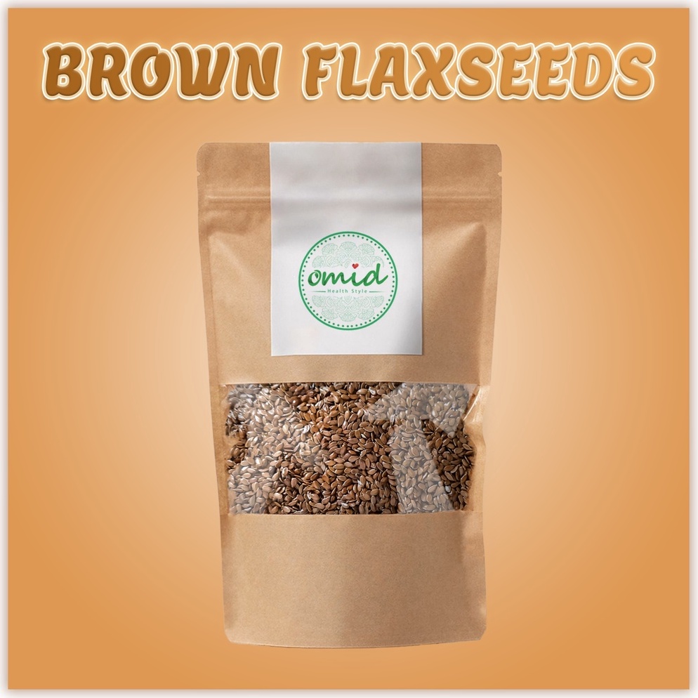 

GROSIR 5 gr Organic Brown Flaxseed Biji Rami Coklat Organik