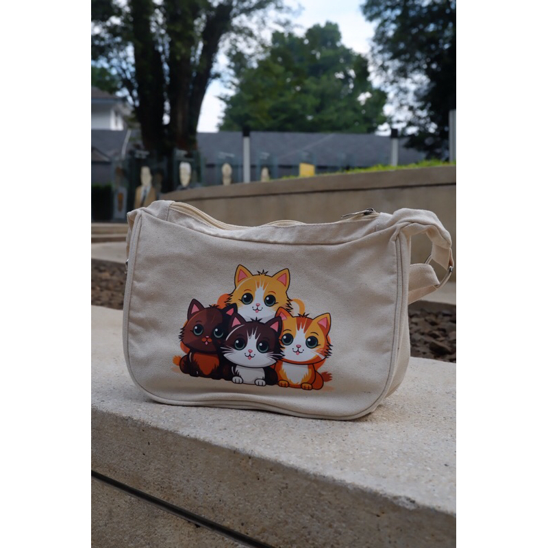 ReadyCODTas Selempang / Tas Selempang Tas Bahu / Selempang Kanvas / Wanita Selempang / Tas Kanvas Wa