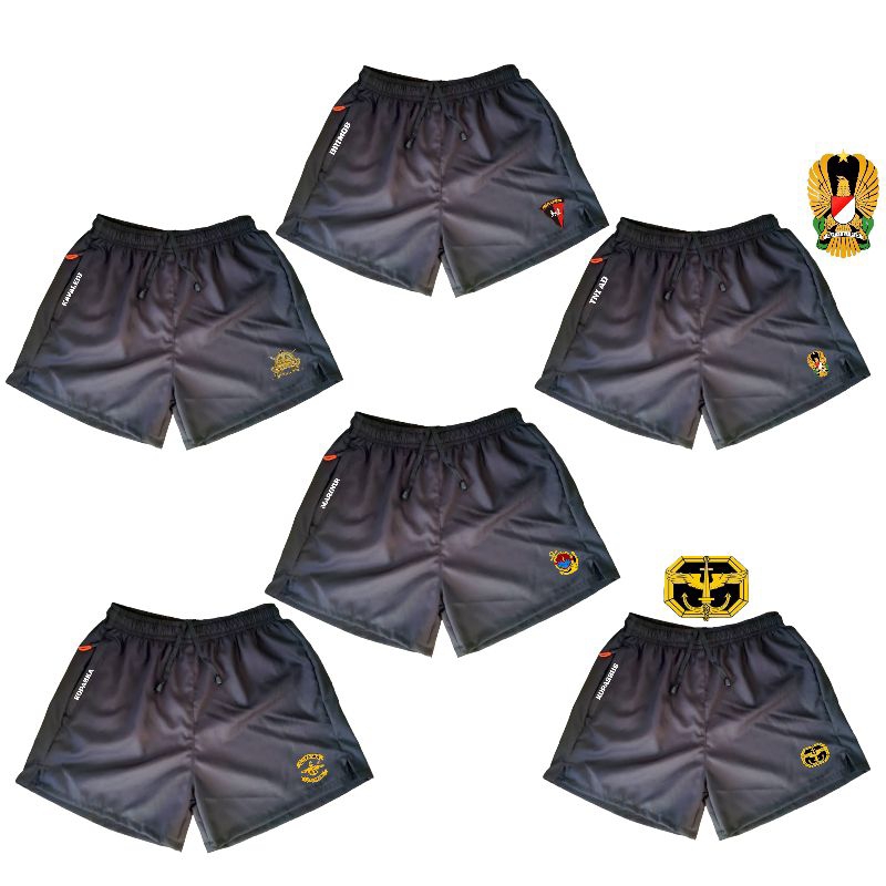 Celana pendek olahraga TNI AD / Celana gym pria / celana olahraga pria TNI AD / celana gym TNI AU / 