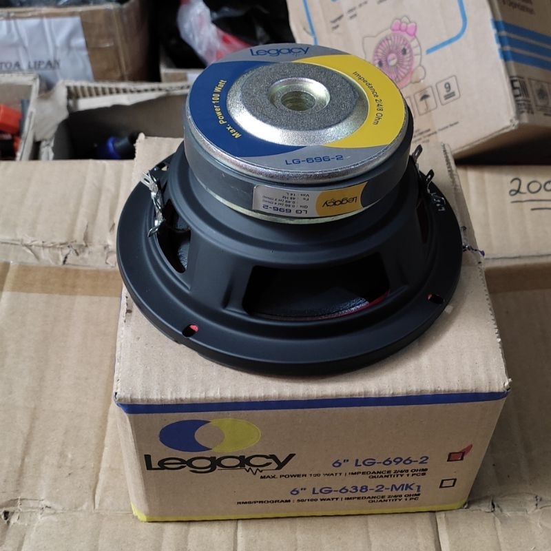 Speaker Subwoofer Dobel Coil 6inch LEGACY 100watt 2/4/8ohm LG-696-2