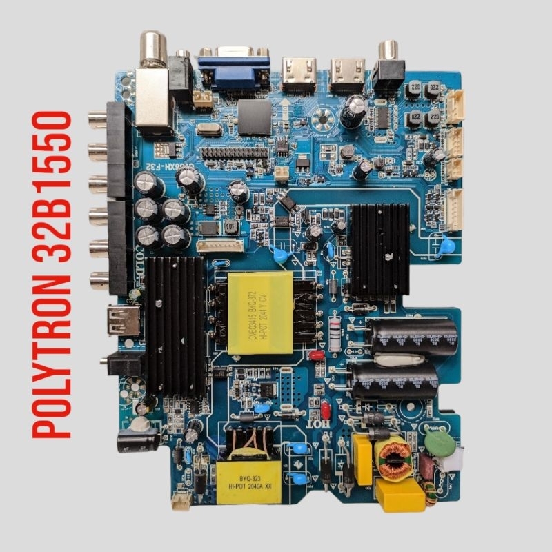 MB - MAINBOARD MESIN  TV LED POLYTRON 32B1550 - 32B1550W - 32B1551