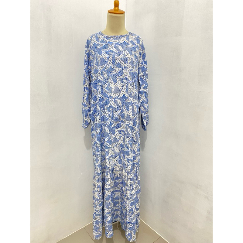 DASTER LUZA | Longdress lina PW / Lengan Panjang by Batik Luza Pekalongan