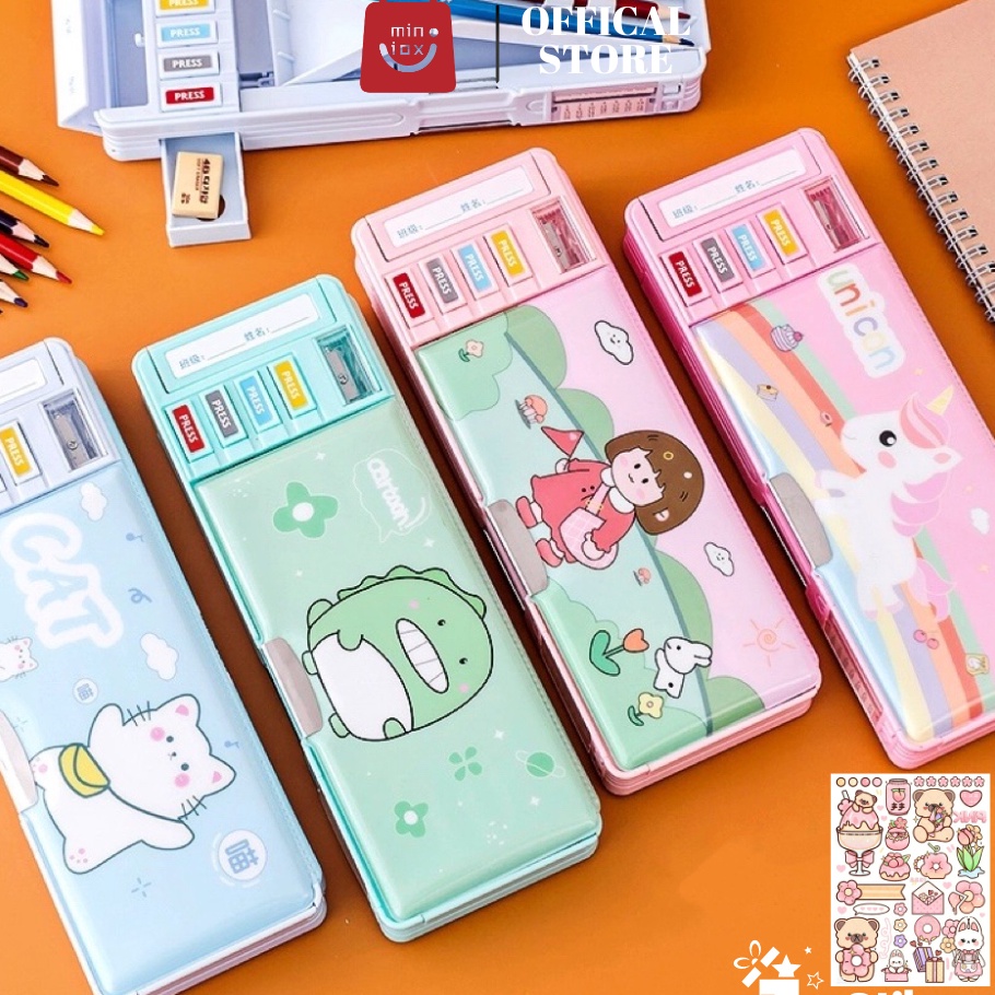 

Terlaris Ready 2 Lapisan Tempat Pensil multifungsiKapasitas besar taman kanakkanakMotif Unicorn Dinosaurus Astronot Untuk Anak Tk