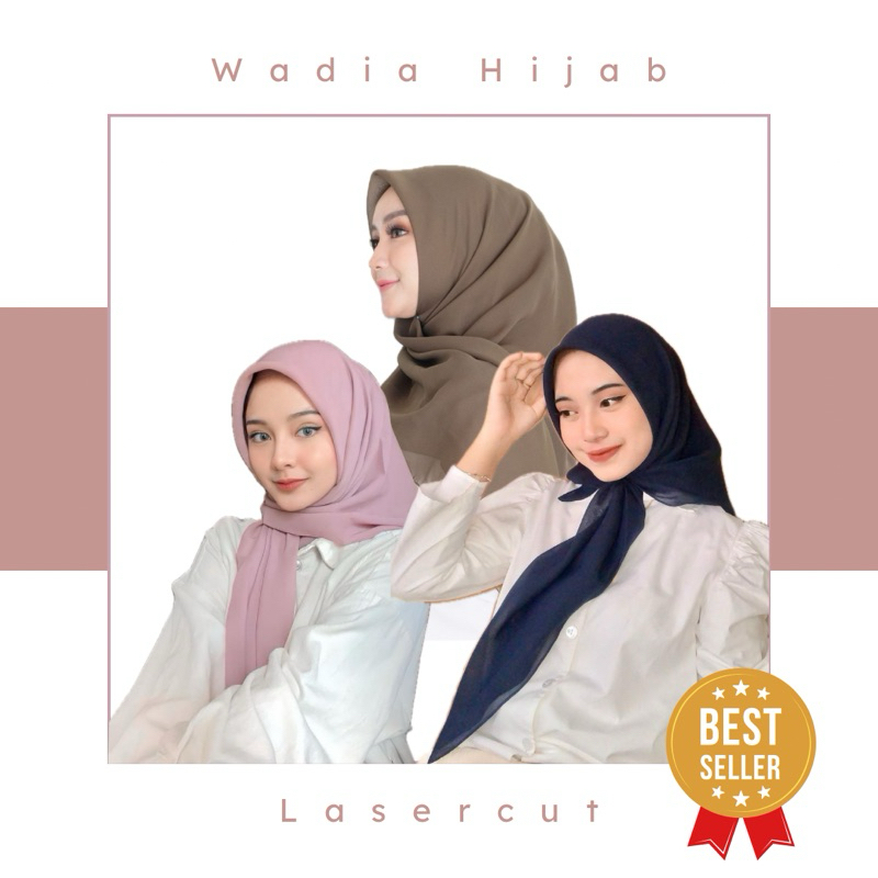 01 Hijab bella square double hycon pollycotton paris premium segiempat lasercut tassel premium ekspo
